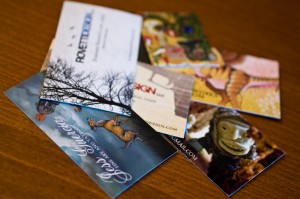 Stack of Business Cards